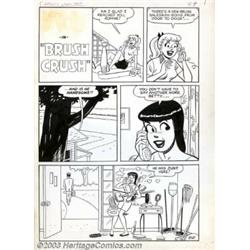 Dan DeCarlo - Original Art for Archies Jokes #27, page 9 (Archie, 1957)....
