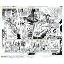 Jamie Delano - Original Art for Hellblazer #8, pages 22 &amp; 23 (DC, 1988)....