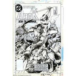Tony DeZuniga - Original Cover Art for Arak Son of Thunder #39 (DC, 1984)....