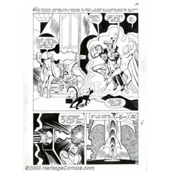 Steve Ditko - Original Art for Captain Atom, pages 14 and 16 (Charlton, 1967). Captain Atom, the...