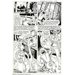 Steve Ditko - Original Art for Unidentified Mystery Story, 2 pages (Charlton, 1976). Few artists...