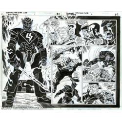 Kieron Dwyer and Hilary Barta - Original Art for Superman: The Dark Side #1, pages 24 and 25 (DC,...
