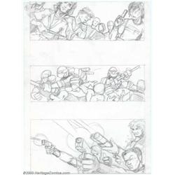 Kevin Eastman - Original Preliminary Art for Teenage Mutant Ninja Turtles #1, page 4 (Mirage Stud...