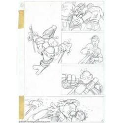Kevin Eastman - Original Preliminary Art for Teenage Mutant Ninja Turtles #1, page 5 (Mirage Stud...