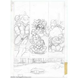 Kevin Eastman - Original Preliminary Art for Teenage Mutant Ninja Turtles #1, page 8 (Mirage Stud...