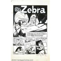 Bob Fugitani - Original Art for Green Hornet #23, Complete 8-page Story,  Gore of the Vampire!  (...