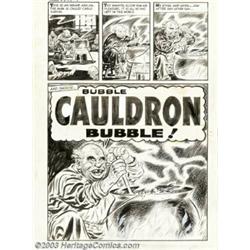 Lee Elias - Original Art for Tomb of Terror #9, Complete 5-page Story, "Bubble Cauldron Bubble!"...