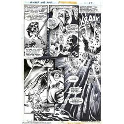 Frank Brunner and Steve Leialoha - Original Art for Howard the Duck #1, page 23 (Marvel, 1975). A...