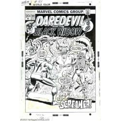 Rich Buckler and Frank Giacoia - Original Cover Art for Daredevil #101 (Marvel, 1973). Anti-war p...