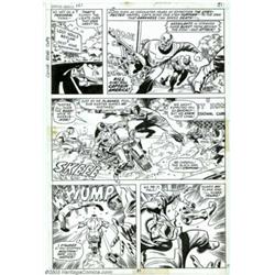 Sal Buscema and John Verpoorten - Original Art for Captain America #161, pages 15, 16, and 20 (Ma...