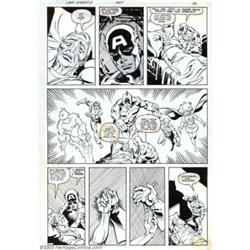 Sal Buscema and Kim DeMulder - Original Art for Captain America #285, page 22 (Marvel, 1983)....
