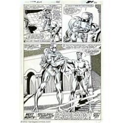 Sal Buscema - Original Art for Rom #35, page 22 (Marvel, 1982). Prince Namor, the Sub-Mariner, ex...