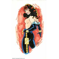 John Byrne - Original Art Sketch of the Black Widow (1976)....