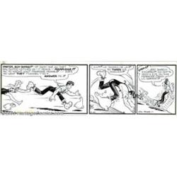 Al Capp - Original Art Comic Strip Art for L'il Abner Daily, dated 11-24-48 (No Publisher, 1948)....