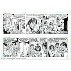 Jose Delbo and Sal Trapani - Original Comic Strip Art for Superman Dailies, dated 3-28-84 and 3-2...