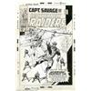 Image 1 : Dick Ayers and Syd Shores - Original Cover Art for Captain Savage and His Leatherneck Raiders #5...