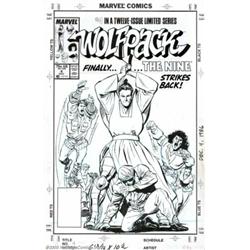 Kyle Baker - Original Cover Art for Wolfpack #4 (Marvel, 1988). A secret force of South Bronx tee...