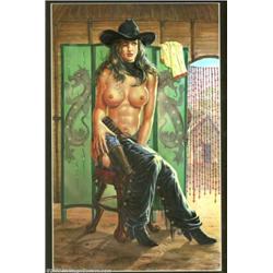 Ed Beard, Jr. - Original Painting, "The Gunfighter" (2001). One of the most popular and most soug...