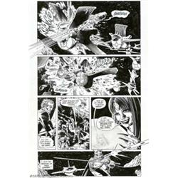 Brian Bolland and Terry Austin - Original Art for Camelot 3000 #8, page 18 (DC, 1983)....