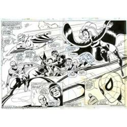 John Byrne &amp; Frank Giacoia - Original Art for Marvel Team-Up #53, pages 6 &amp; 7 (Marvel, 19...