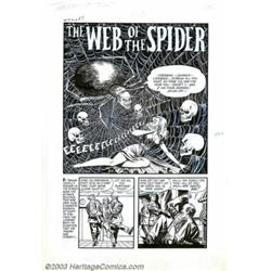 Joe Certa - Original Art for Witches Tales #12, Complete 5-page story, "The Web of the Spider" (H...