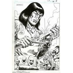 Ernie Chan - Original Art for Conan Annual #12, page 15 (Marvel, 1987)....