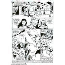 Dan Jurgens &amp; Mike DeCarlo - Original Art for Warlord #86, Complete 17-Page Story,  The Forev...