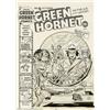 Image 1 : Jack Kirby and Joe Simon - Original Cover Art for Green Hornet #9 (Harvey, 1942). Britt Ried, cou...
