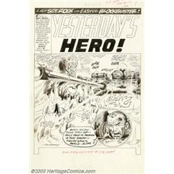 Joe Kubert - Original Art for Our Army at War #133, page 1 (DC, 1963)....