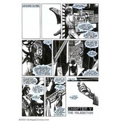 David Lloyd - Original Art for V for Vendetta #9, page 9 (DC, 1989). The first two parts of Alan...