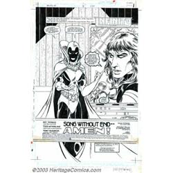 Todd McFarlane - Original Art for Infinity Inc. #15, page 1 (DC, 1985)....