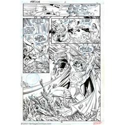 Todd McFarlane and Al Gordon - Original Art for Invasion #2, page 21 (DC, 1988)....