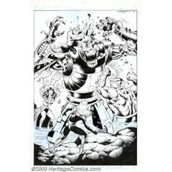 Shawn McManus - Original Cover Art for Omega Men Poster and House Ad (DC, 1984). Best known for h...