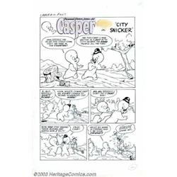 Steve Muffati (attributed) - Original Art for Casper #10, Complete 5-page Story, "City Slicker" (...