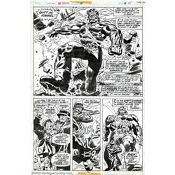 Frank Robbins and Frank Springer - Original Art for The Invaders #13, pages 15 and 30 (Marvel, 19...