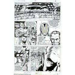 John Romita Jr. and Bob Layton - Original Art for Iron Man #141, page 8 (Marvel, 1980). Tony Star...