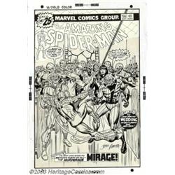 John Romita - Original Cover Art for Amazing Spider-Man #156 (Marvel, 1976). John Romita's impact...