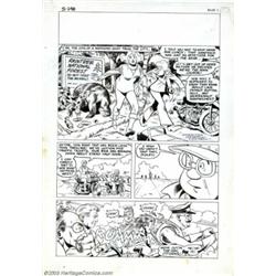Mike Sekowsky and Ron Harris - Original Art for Wonder Wheels, Complete 6-page Story, "Big Brothe...