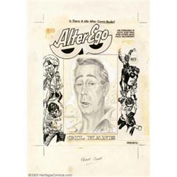 Marie Severin and Gil Kane - Original Cover Art for Alter Ego #10 (Alter Ego 1969). To highlight...