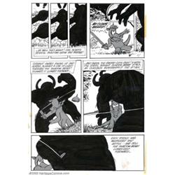 Dave Sim - Original Art for Cerebus the Aardvark #1, page 5 (Aardvark-Vanaheim, 1977). In 1976, c...