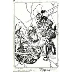 Steve Skroce and Scott Koblish - Original Cover Art for Gambit #10 (Marvel, 1999)....