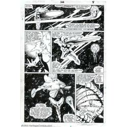 Paul Smith - Original Art for Uncanny X-Men #166, page 8 (Marvel, 1982). Though Paul Smith only w...