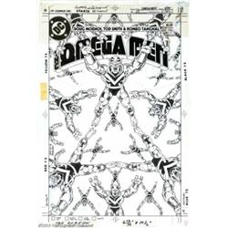 Tod Smith - Original Cover Art for Omega Men #17 (DC, 1984)....