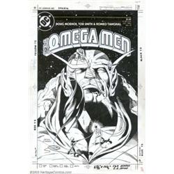 Tod Smith - Original Cover Art for Omega Men #19 (DC, 1984)....
