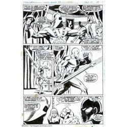 Jim Starlin, Dan Adkins and Jack Abel - Original Art for Astonishing Tales #19, pages 19 and 28 (...