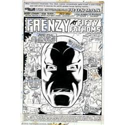 Herb Trimpe and Jack Abel - Original Art for Iron Man #94, Complete 18-page Story "Frenzy at Fift...