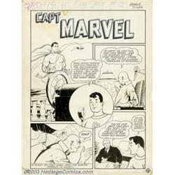 George Tuska - Original Art for Captain Marvel Adventures #2, Complete 12-page Story (Pirate Adve...