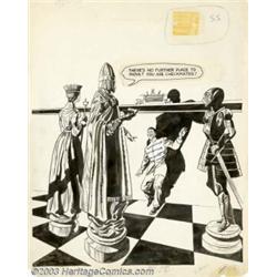 Unknown Artist - Original Cover Art for Baffling Mysteries #26 (Ace, 1955)....