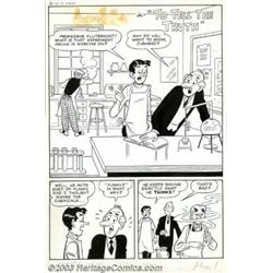 Unknown Artist - Original Art for Pep #152, Complete 5-page Story "To Tell the Truth" (Archie, 19...