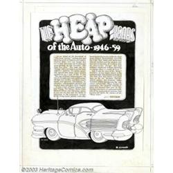 Robert Crumb - Original Art for Nostalgia Illustrated, Completed 3-page story (unpublished, 1965)...